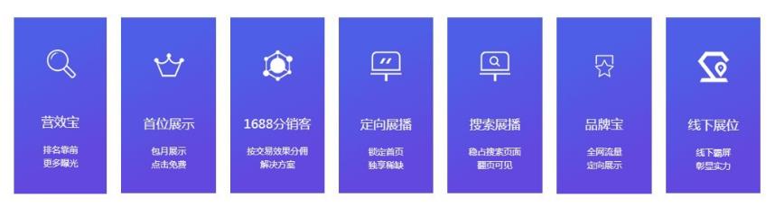 阿里1688数字营销主要产品有哪些?